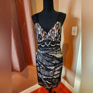 Sue Wong, size 10 black evening dress